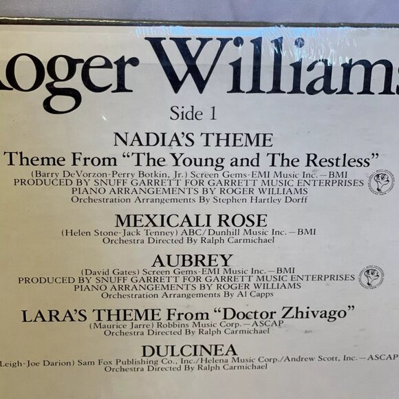 Roger Williams Nadia's Theme (Vinyl, 1976) MCA MCA-2237 VG+ LP Record Album - Picture 4 of 9